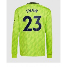 Manchester United Luke Shaw #23 Tredjedrakt 2022-23 Langermet